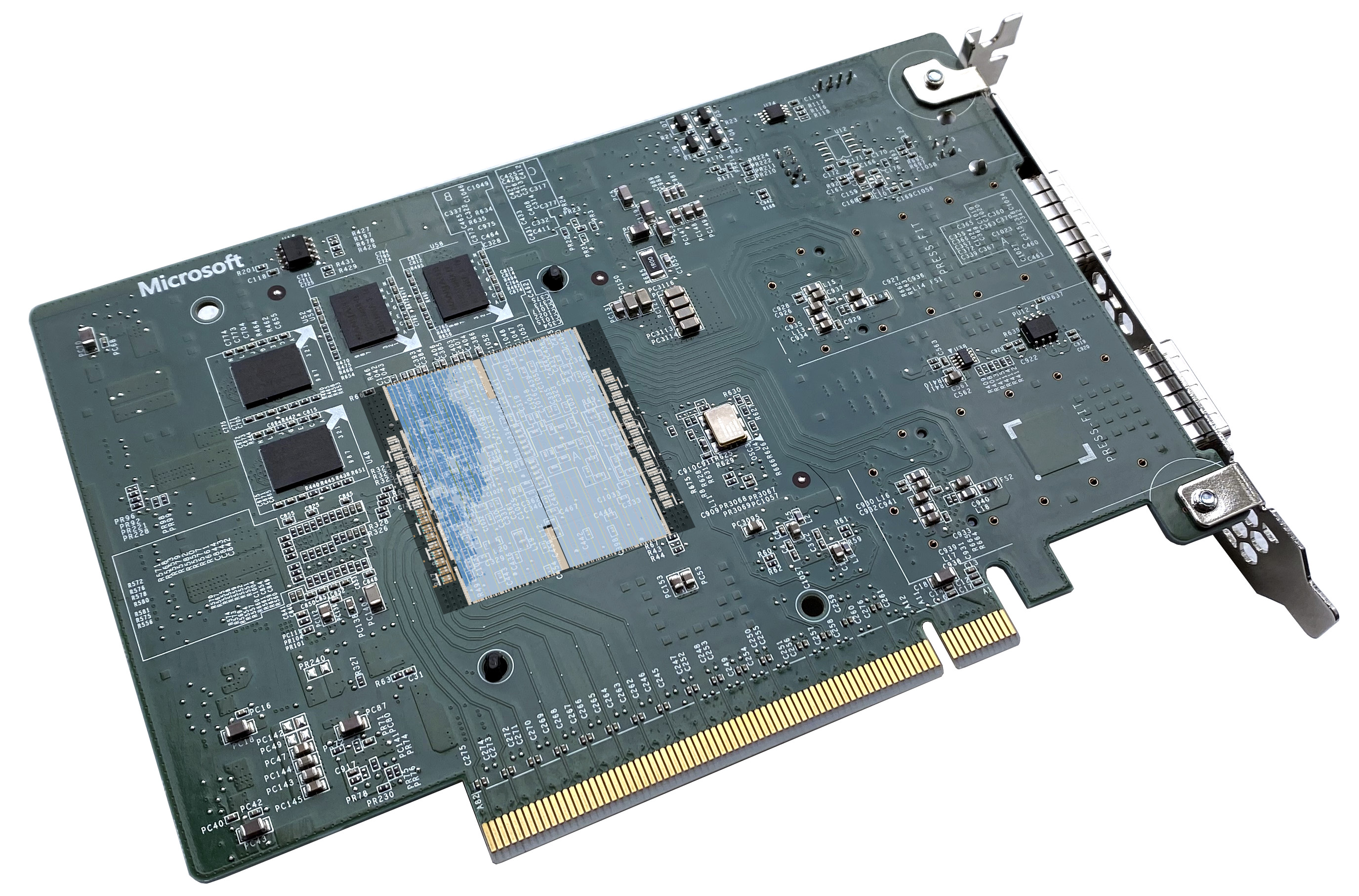 Card with annotated FPGA